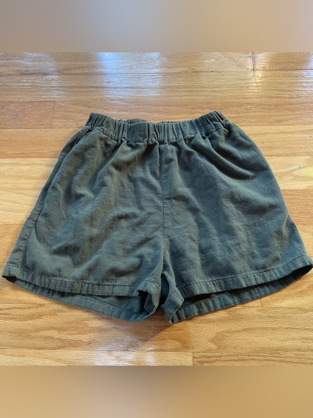 Thick Cotton High Waist Shorts